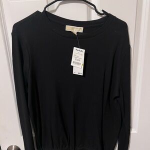 Michael Kors Black Knitwear with Gold Accent
